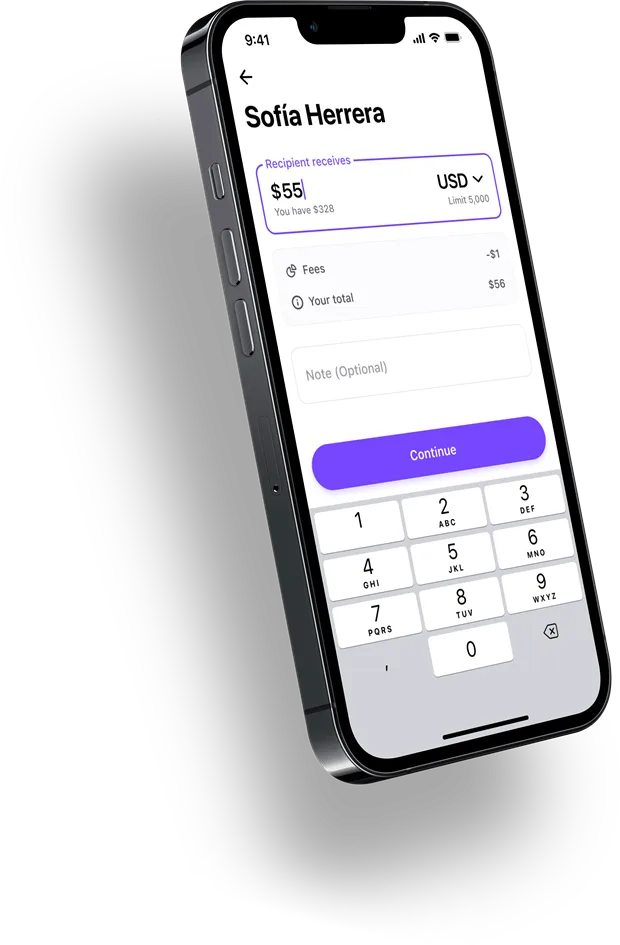 App Midi — enviar dinero a LATAM